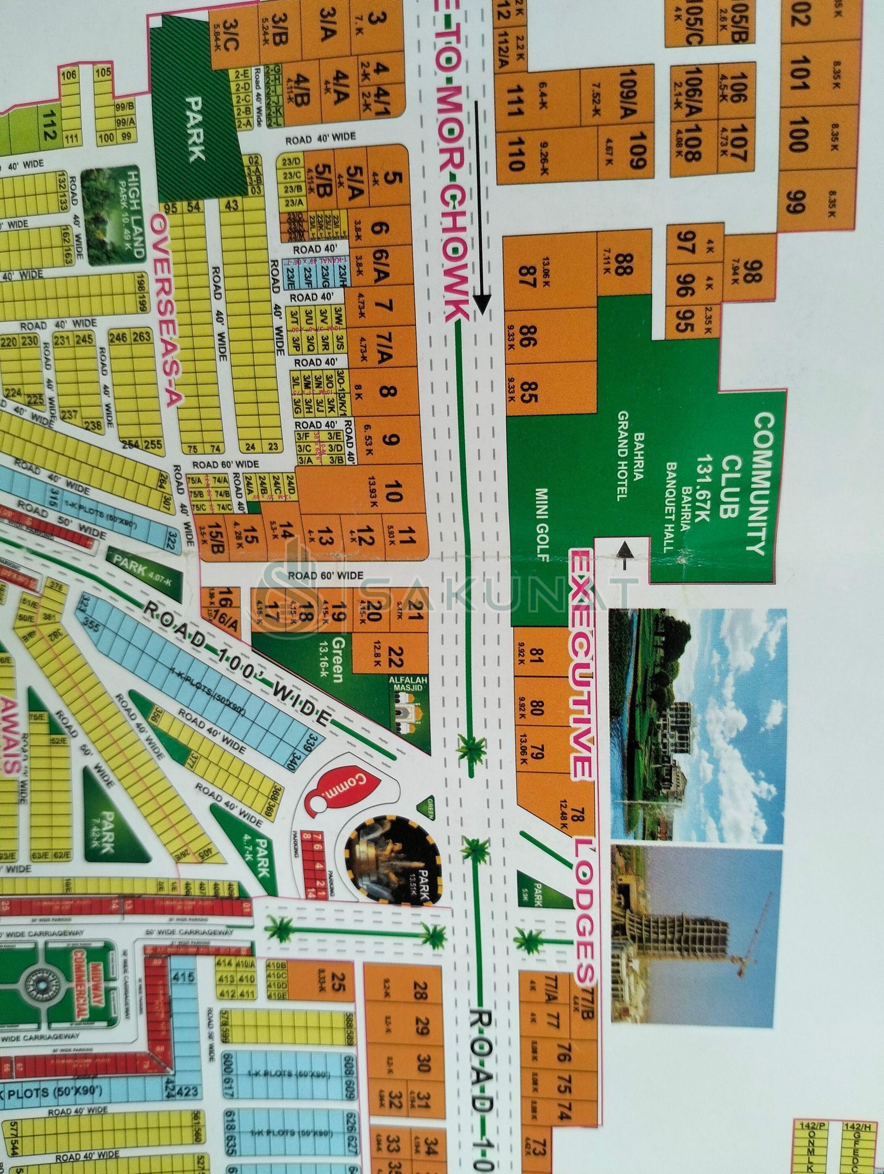 8 Kanal Residential Plot for sale in Bahria Town - Executive Lodges, Lahore