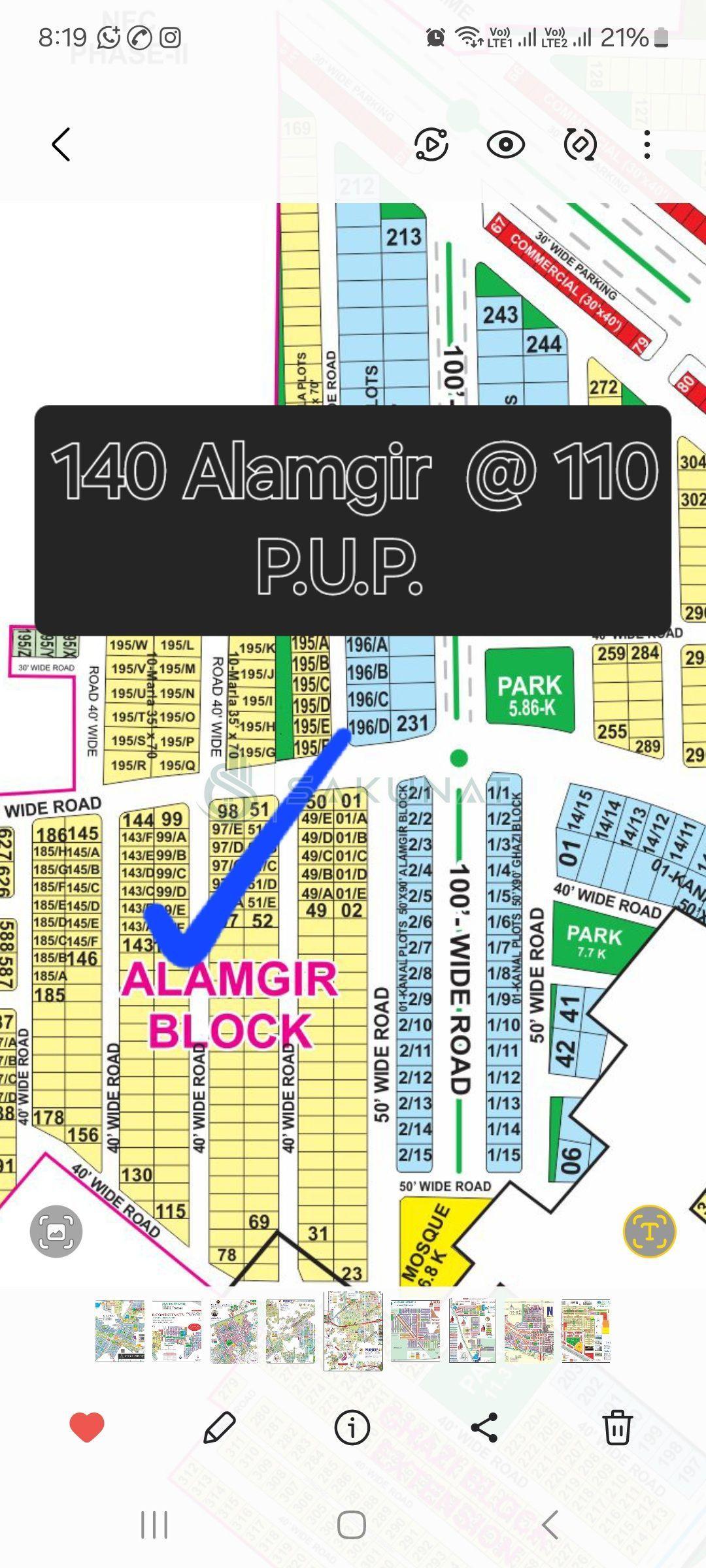 10 Marla Residential Plot for sale in Bahria Town - Alamgir Block, Lahore