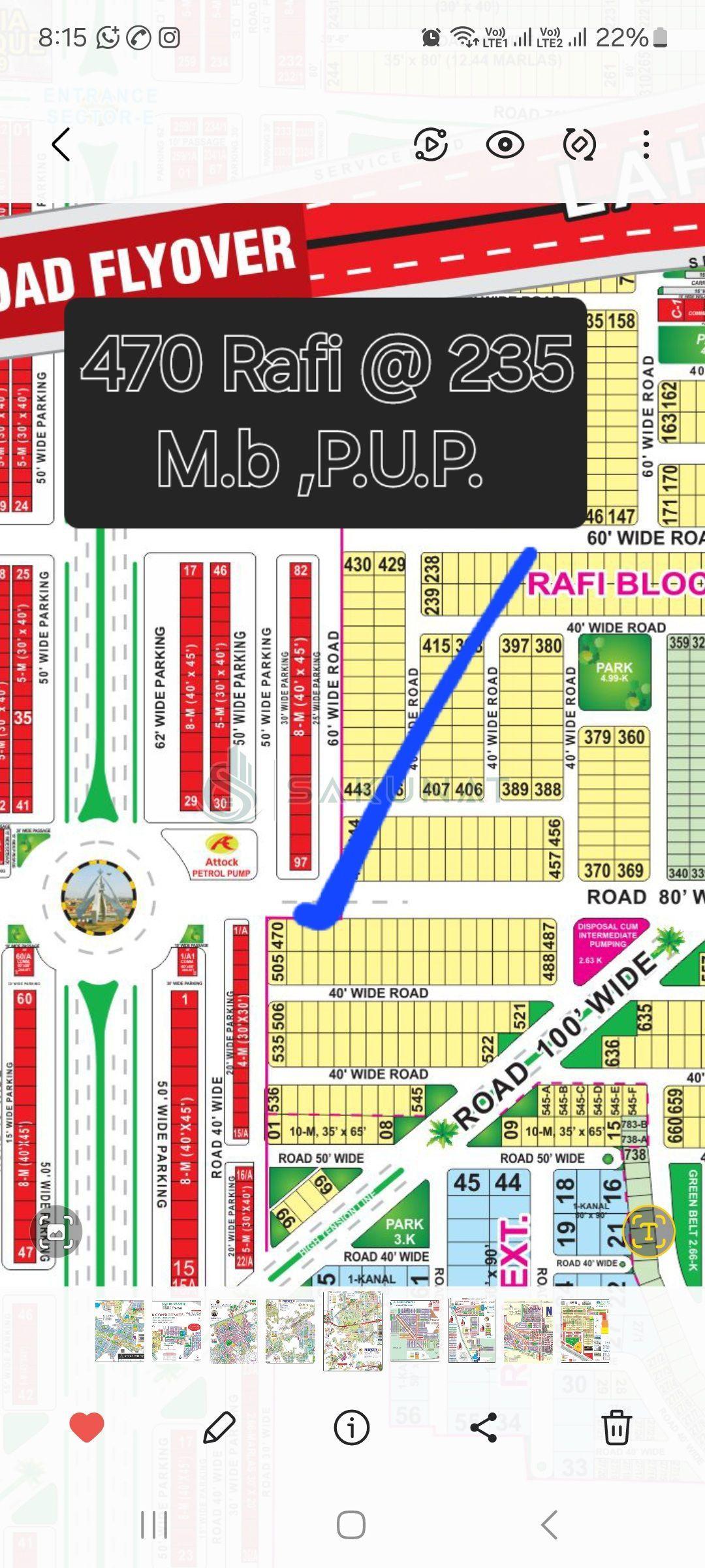 10 Marla Residential Plot for sale in Bahria Town - Rafi Block, Lahore