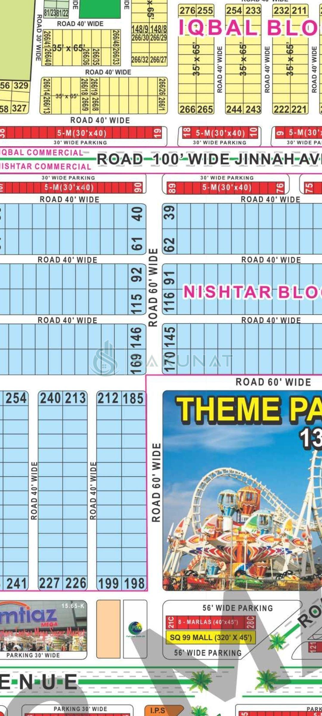 1 Kanal Residential Plot for sale in Bahria Town - Nishtar Block, Lahore