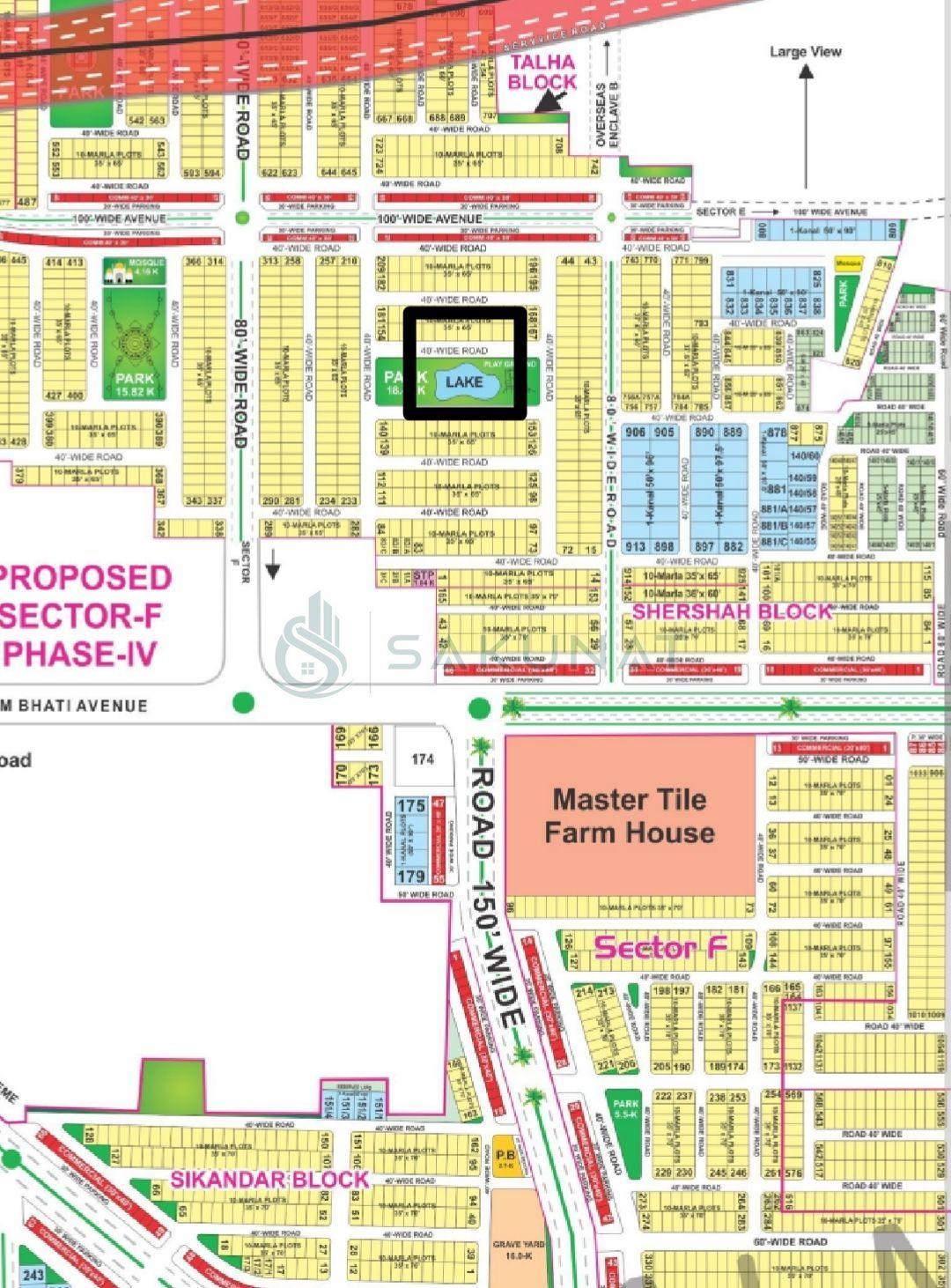10 Marla Residential Plot for sale in Bahria Town - Talha Block, Lahore