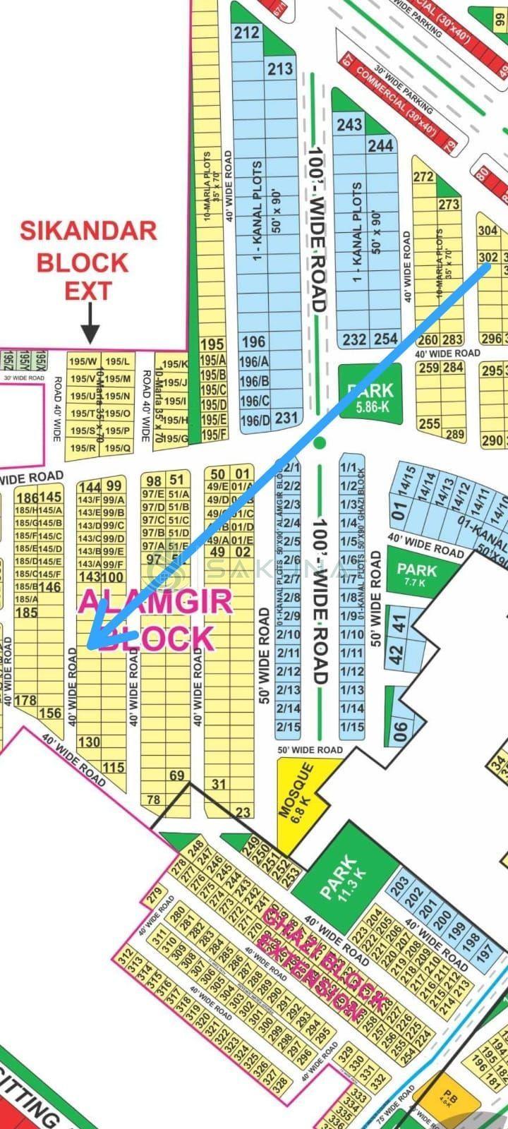 10 Marla Residential Plot for sale in Bahria Town - Alamgir Block, Lahore