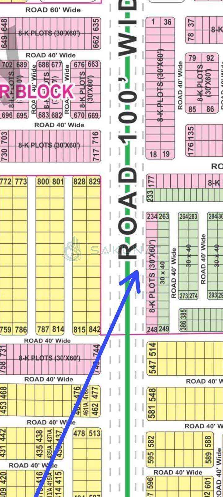 8 Marla Residential Plot for sale in Bahria Town - Umar Block, Lahore