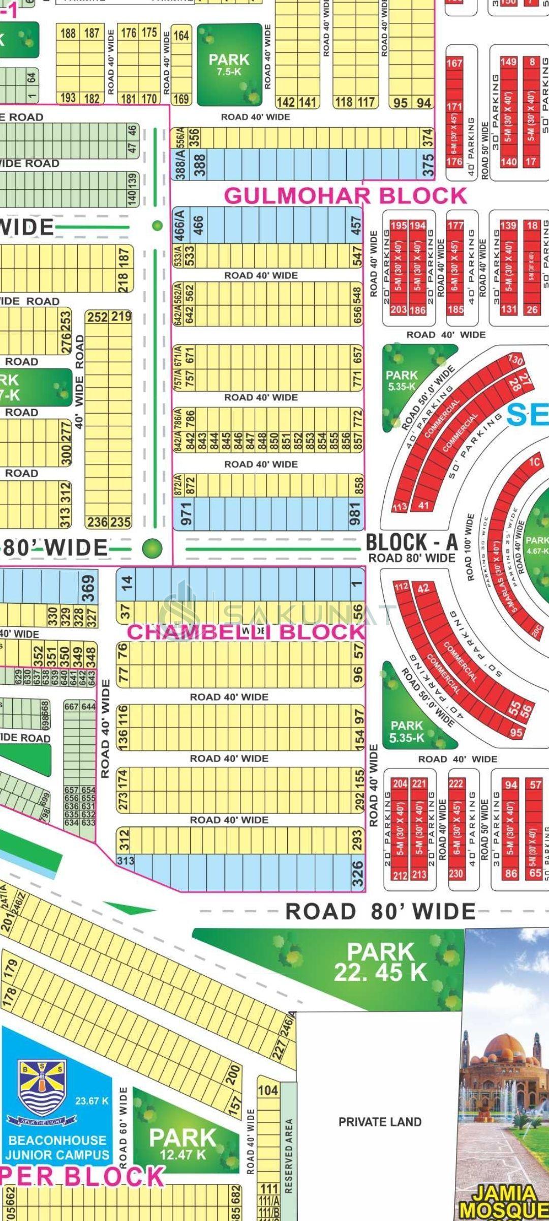 10 Marla Residential Plot for sale in Bahria Town - Chambelli Block, Lahore
