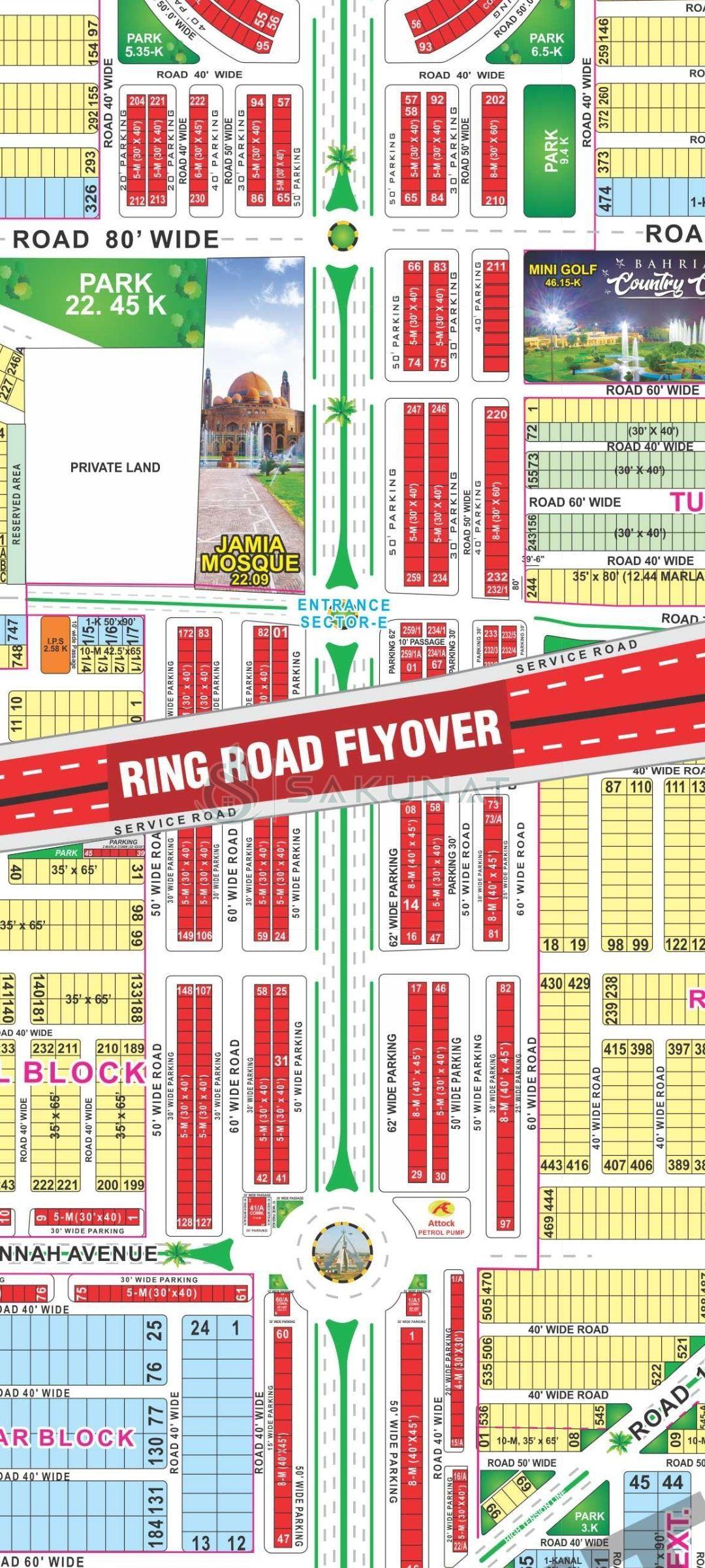8 Marla Commercial Plot for sale in Bahria Town - Rafi Block, Lahore