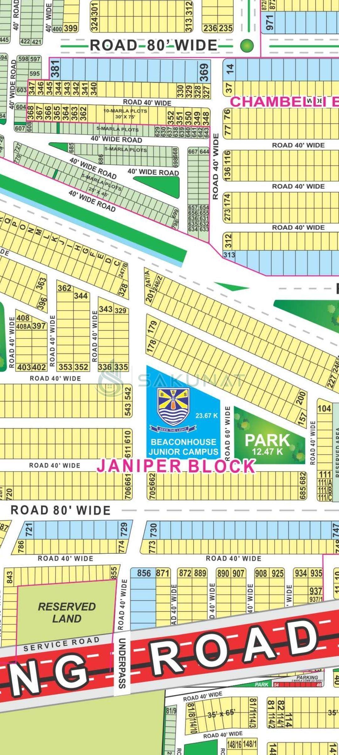 10 Marla Residential Plot for sale in Bahria Town - Janiper Block, Lahore