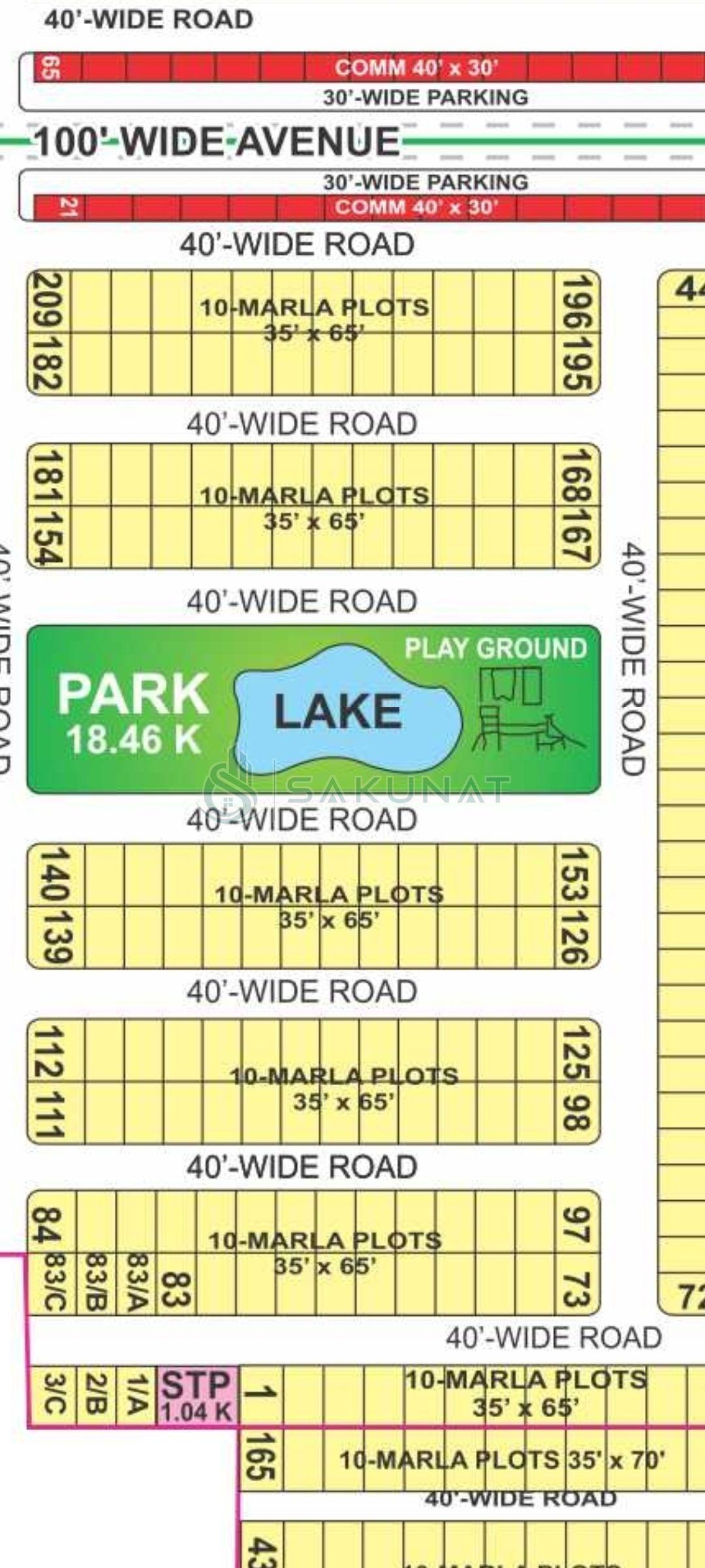 10 Marla Residential Plot for sale in Bahria Town - Talha Block, Lahore