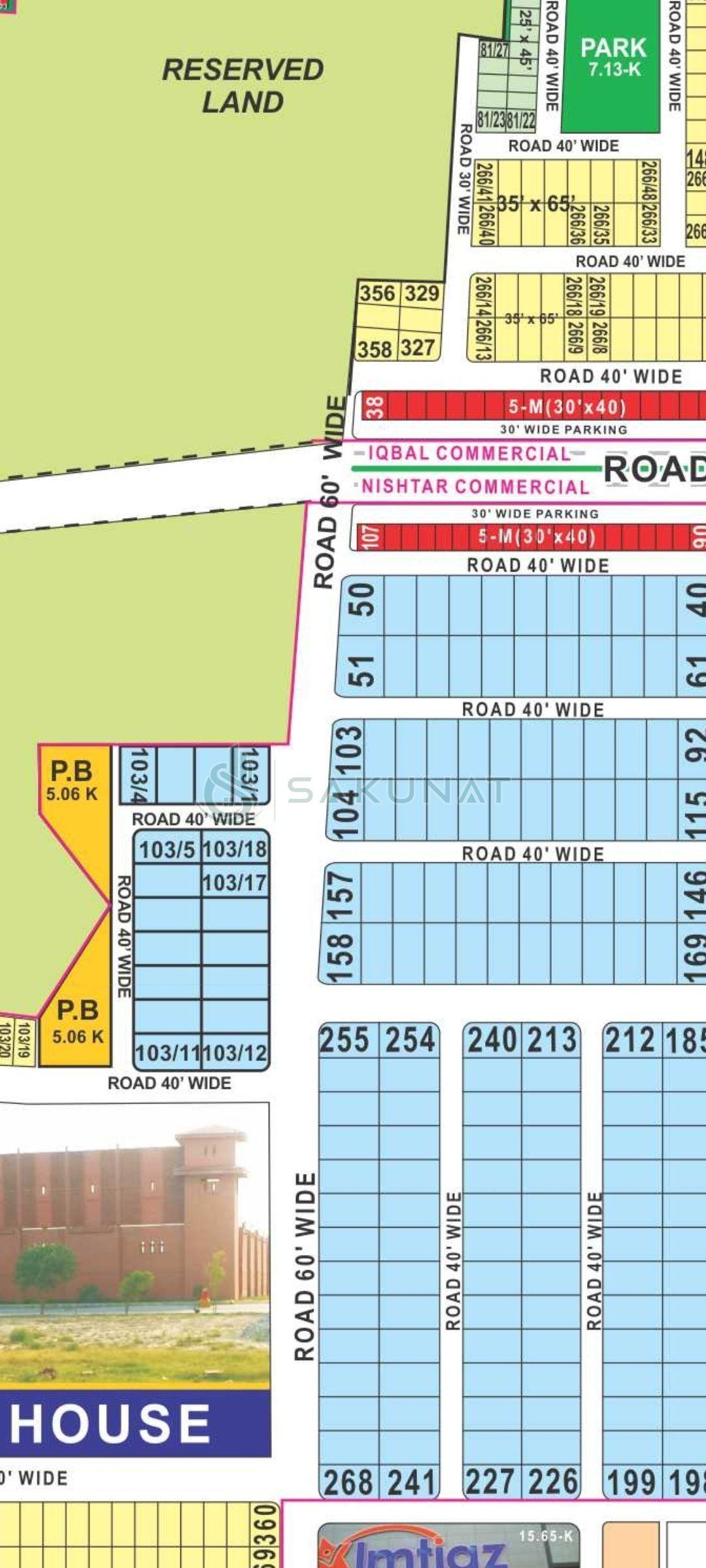 1 Kanal Residential Plot for sale in Bahria Town - Nishtar Block, Lahore