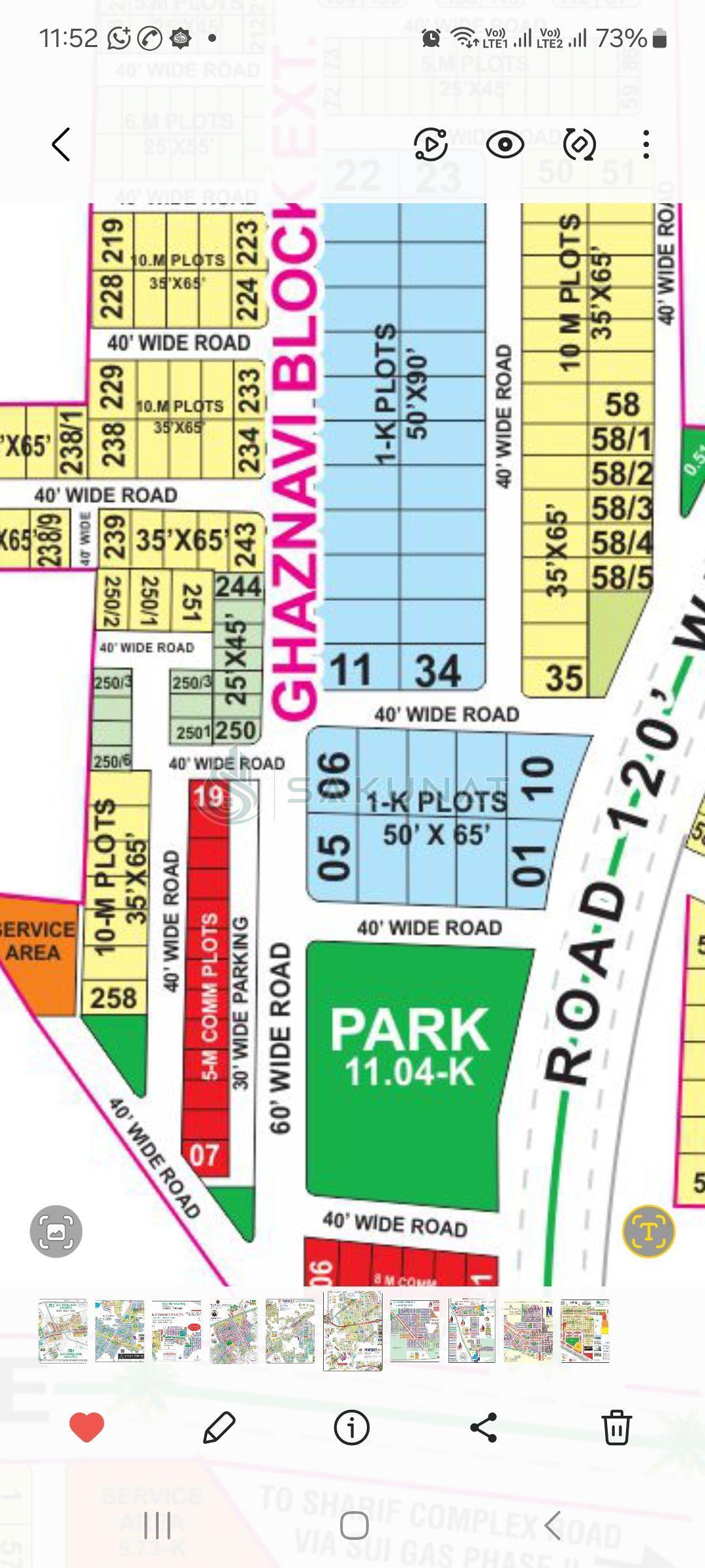 10 Marla Residential Plot for sale in Bahria Town - Ghaznavi Extension, Lahore