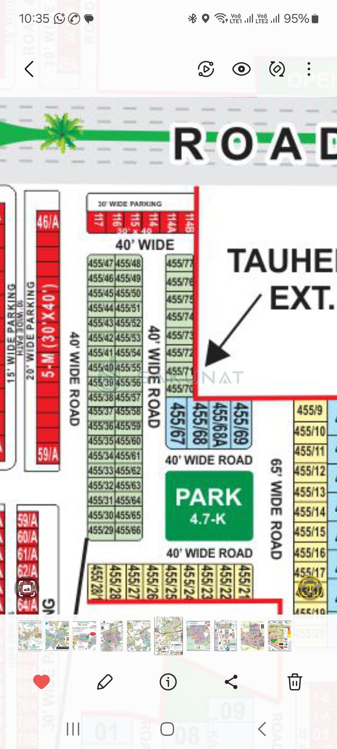 5 Marla Residential Plot for sale in Bahria Town - Tauheed Block, Lahore