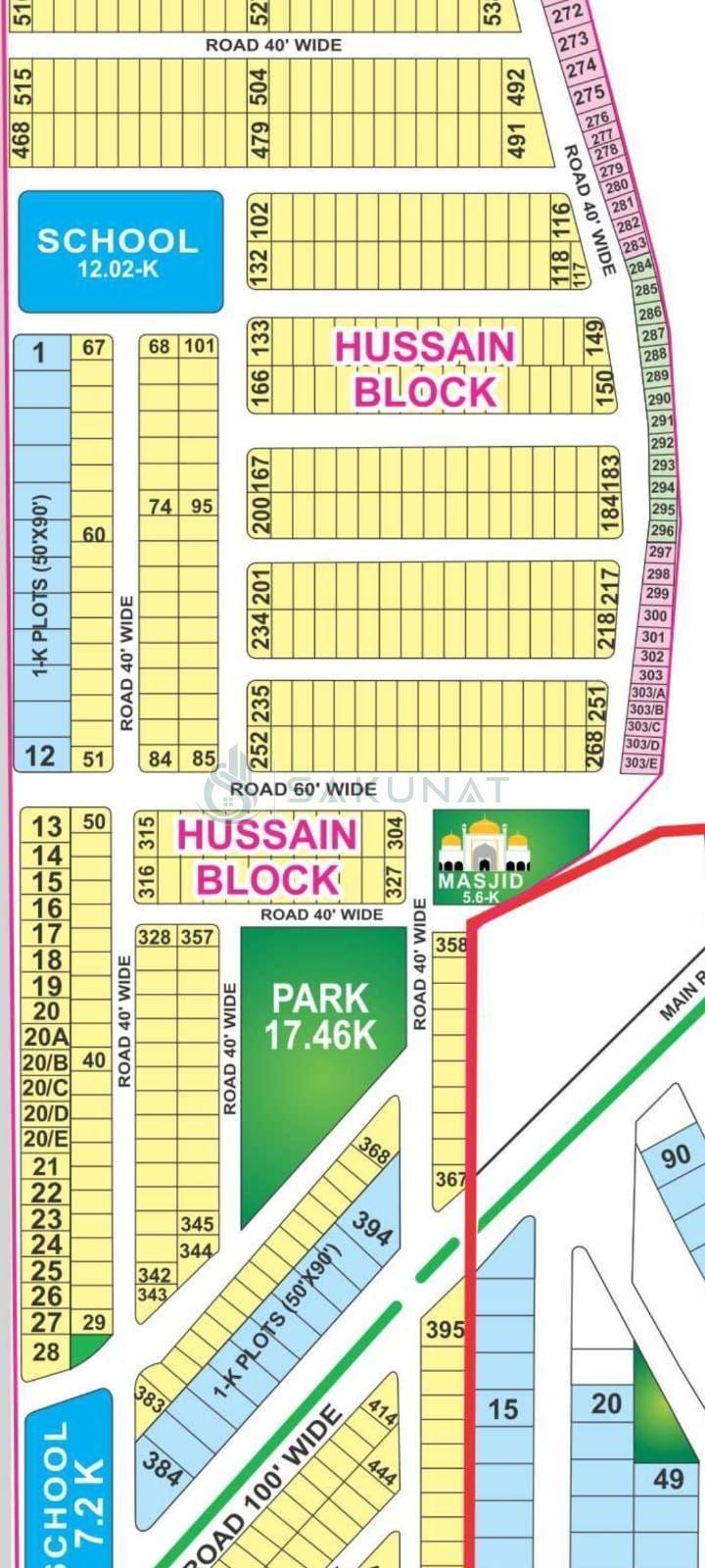 10 Marla Residential Plot for sale in Bahria Town - Nargis Extension, Lahore