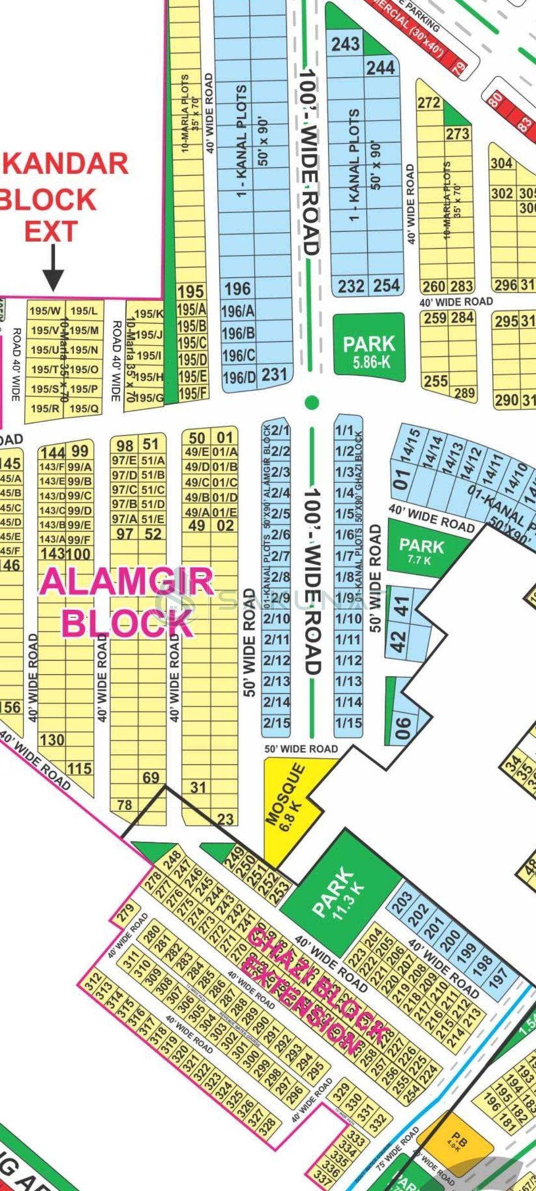 10 Marla Residential Plot for sale in Bahria Town - Alamgir Block, Lahore