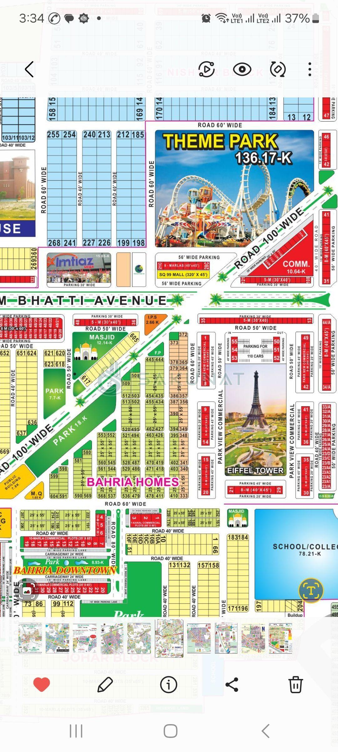 6.33 Marla Residential Plot for sale in Bahria Homes, Lahore
