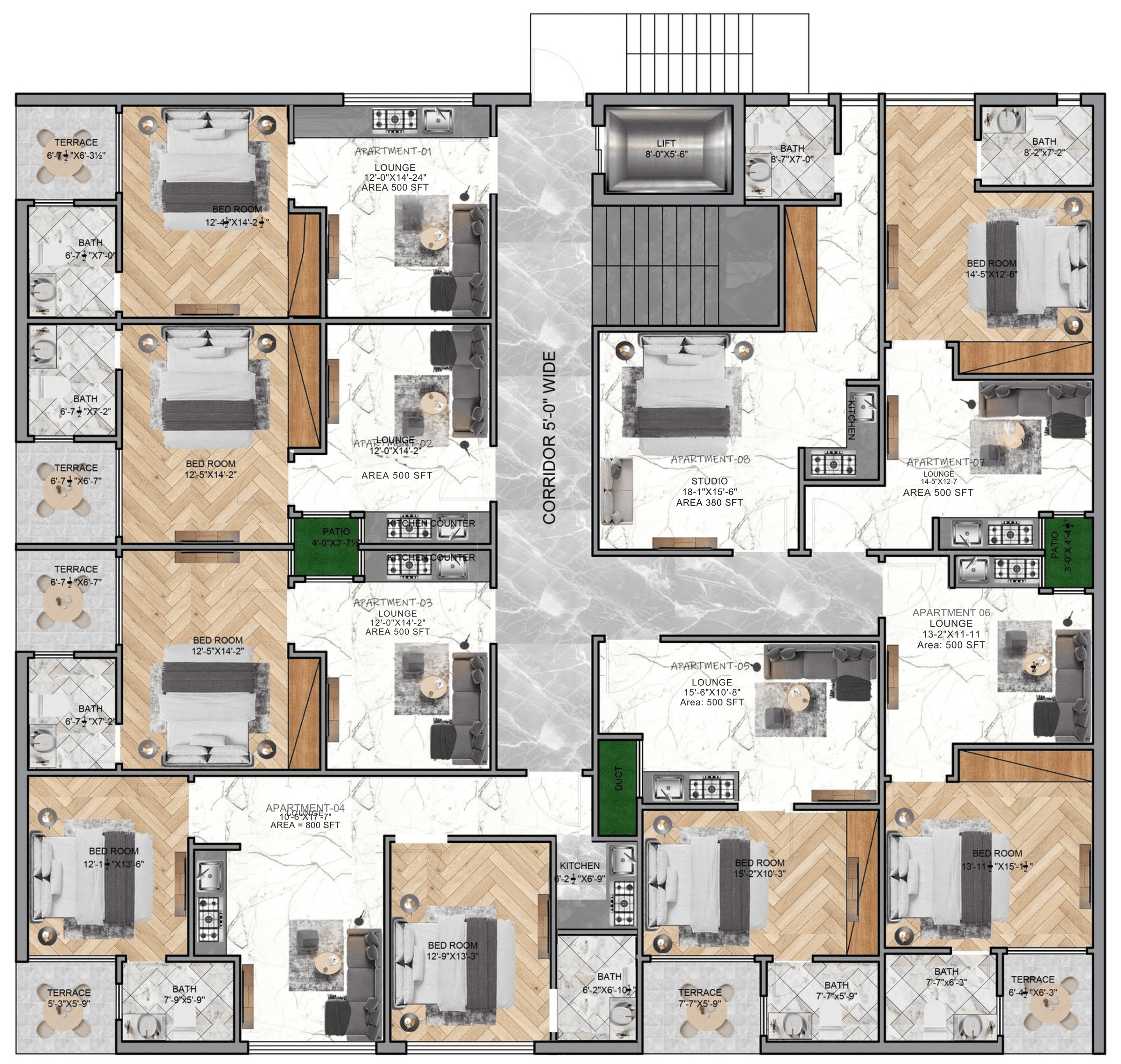 Zee99 Lifestyle — floor plan