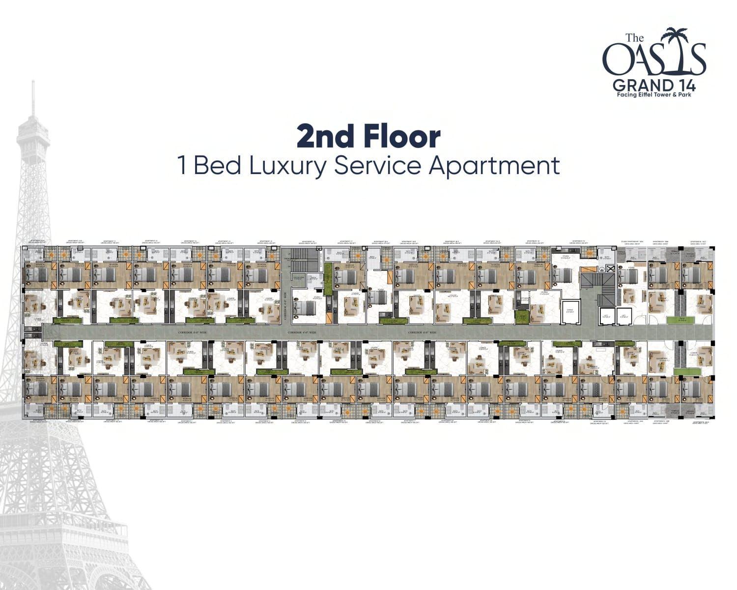 The Oasis Grand 14 — floor plan — photo 3 of 11