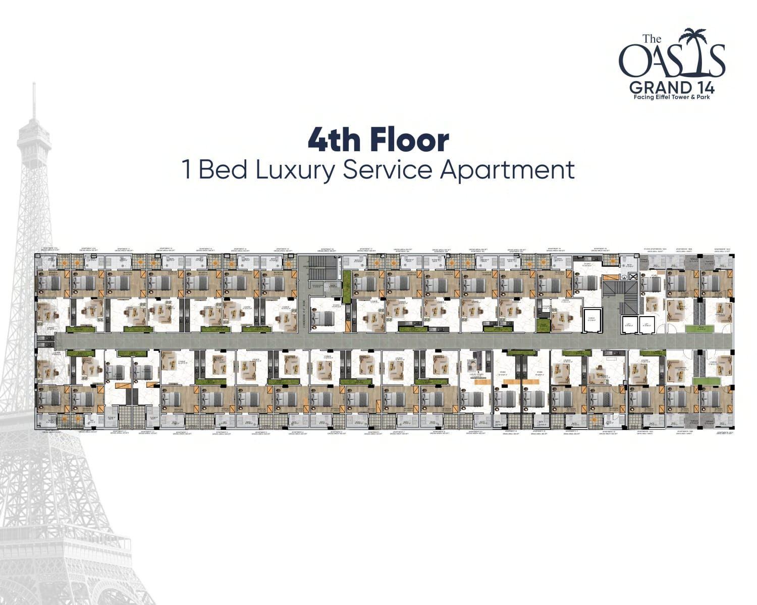 The Oasis Grand 14 — floor plan — photo 5 of 11