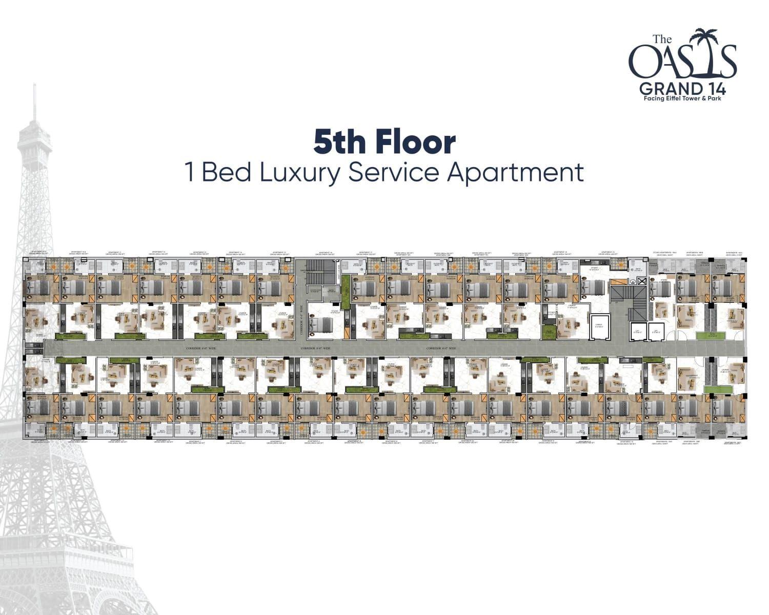 The Oasis Grand 14 — floor plan — photo 6 of 11