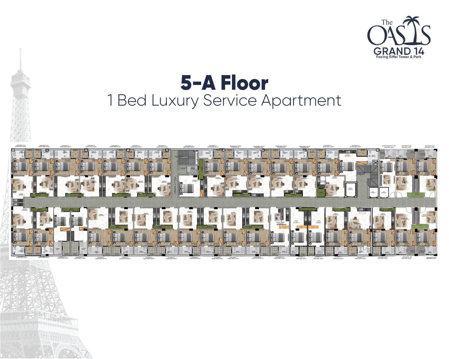 The Oasis Grand 14 — floor plan — photo 7 of 11