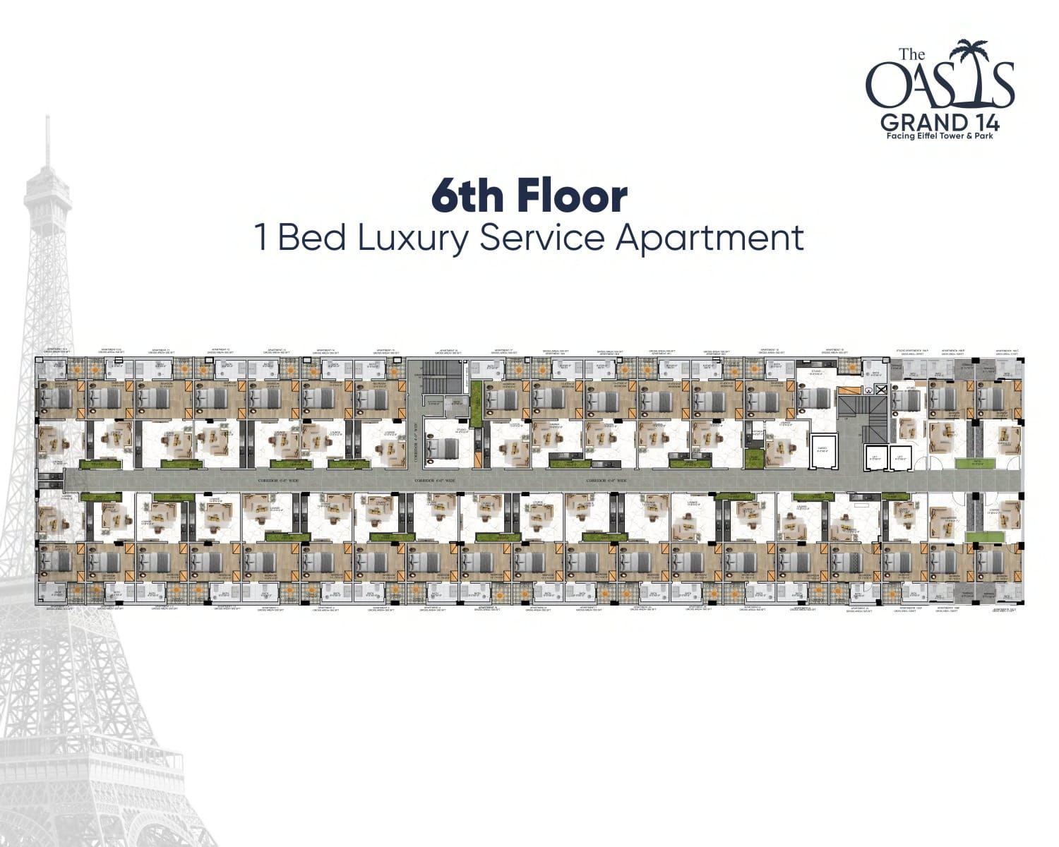 The Oasis Grand 14 — floor plan — photo 8 of 11