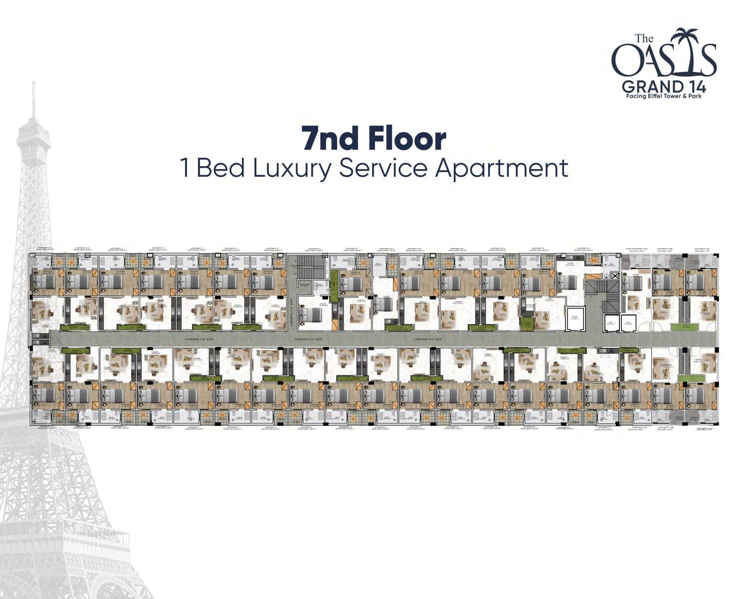 The Oasis Grand 14 — floor plan — photo 9 of 11