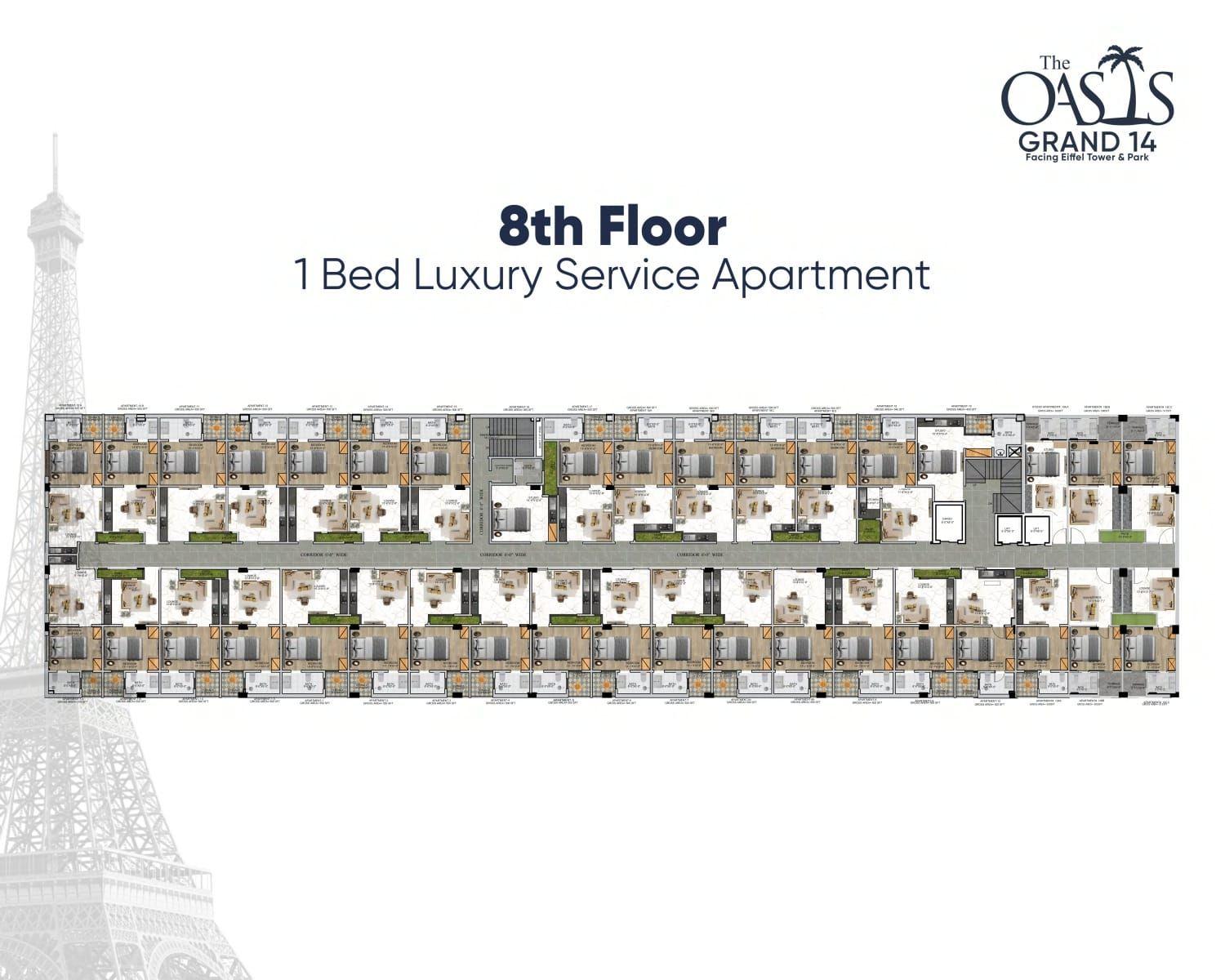 The Oasis Grand 14 — floor plan — photo 10 of 11