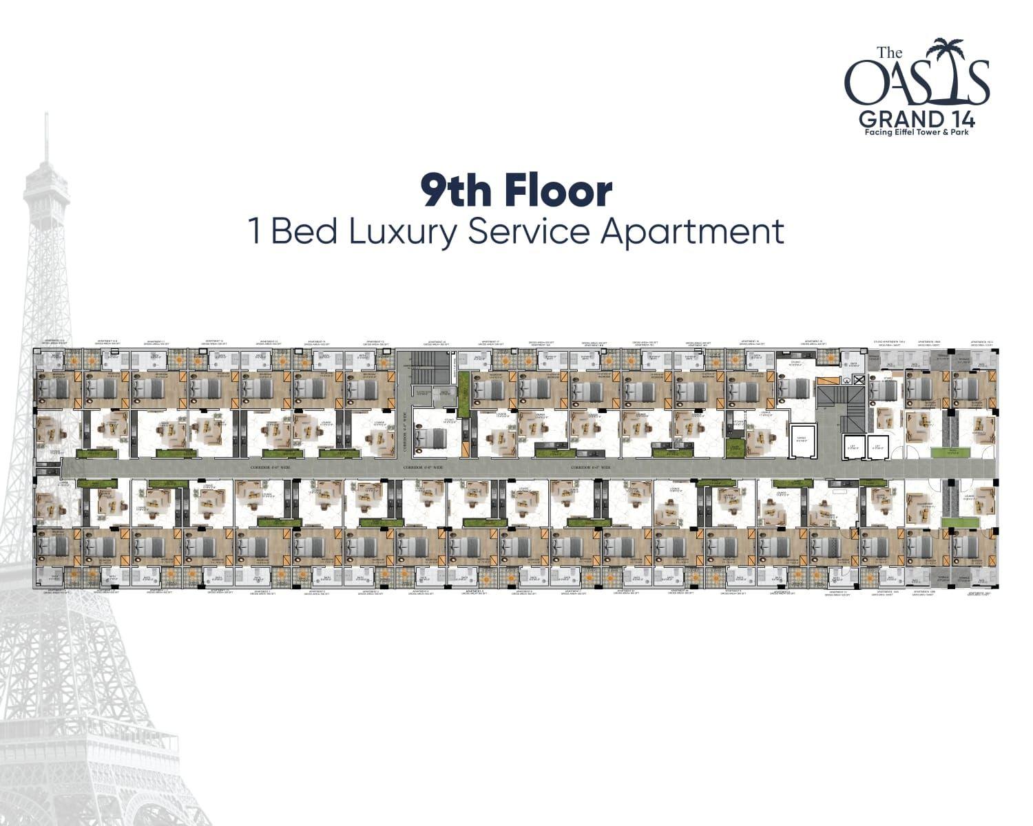 The Oasis Grand 14 — floor plan — photo 11 of 11