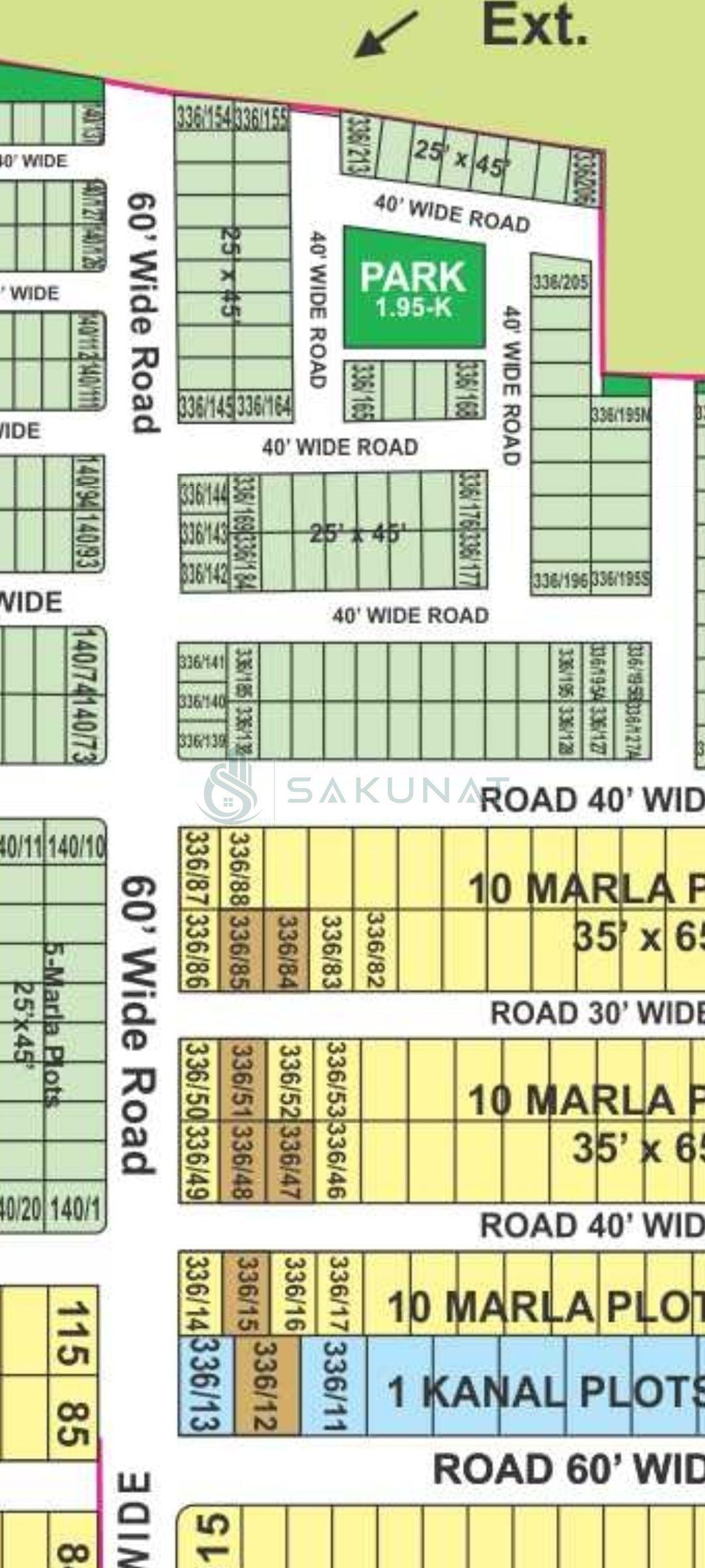 5 Marla Residential Plot for sale in Bahria Town - Nishtar Extension Block, Lahore