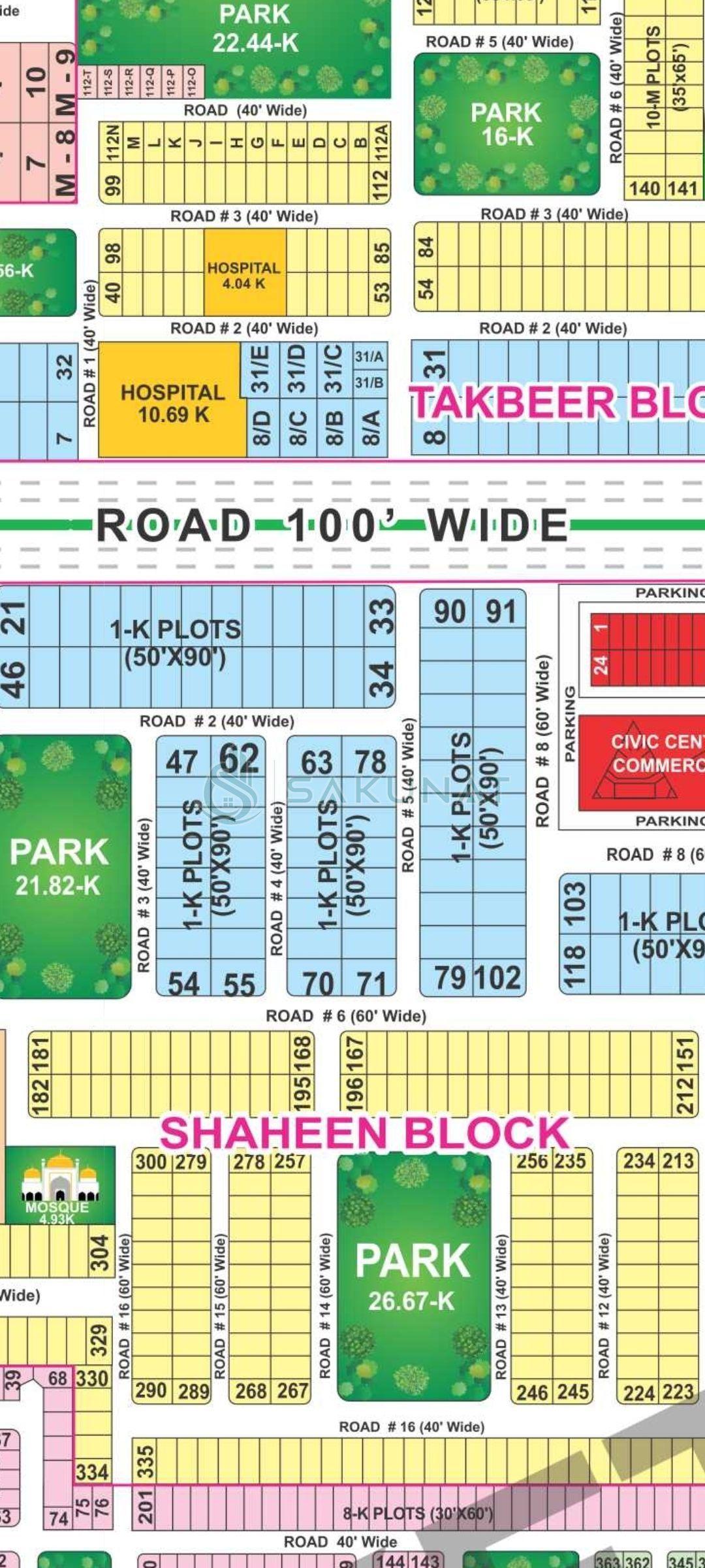 10 Marla Residential Plot for sale in Bahria Town - Shaheen Block, Lahore