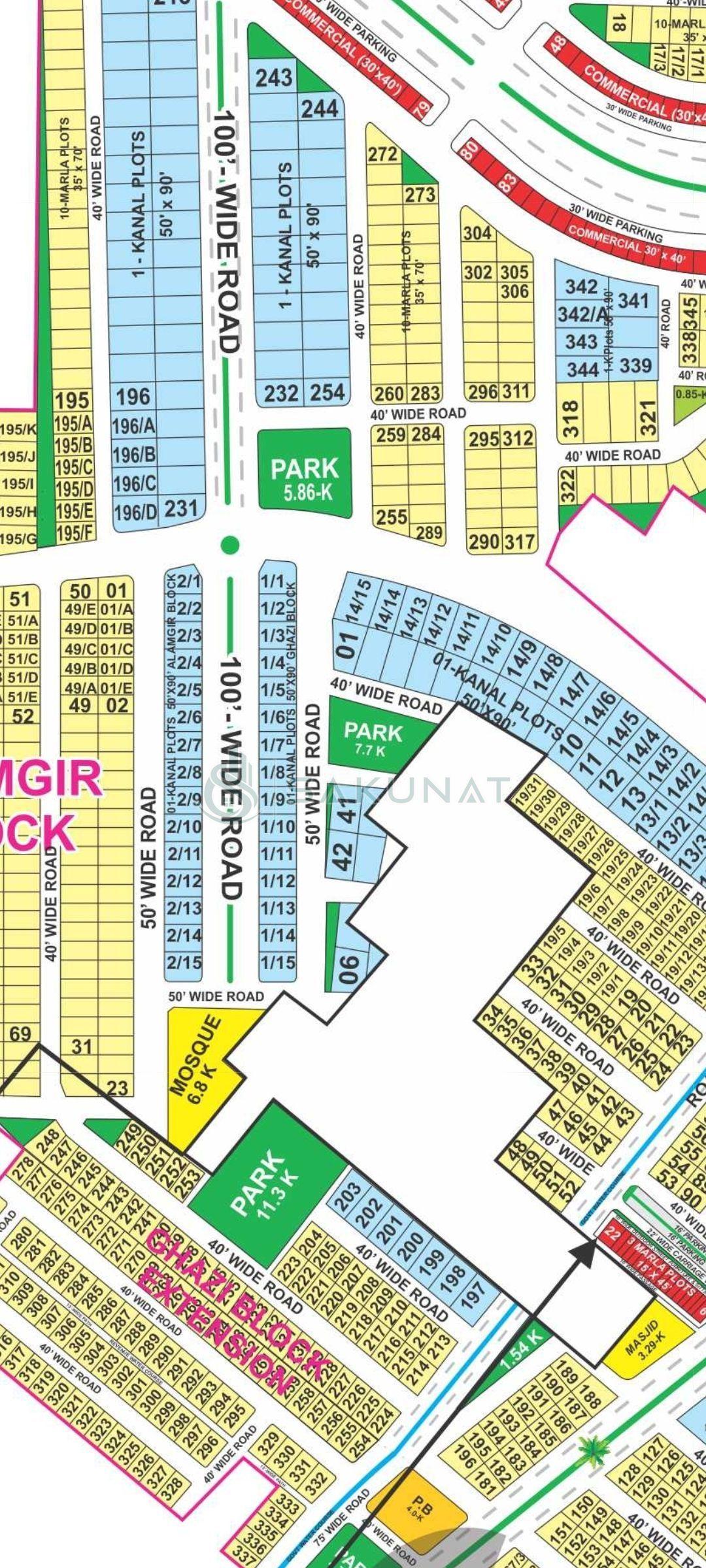10 Marla Residential Plot for sale in Bahria Town - Ghazi Block, Lahore