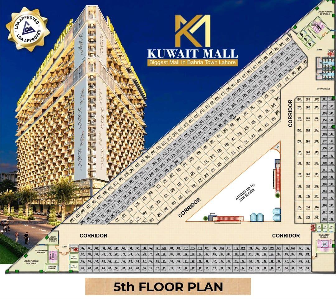 Kuwait Mall Bahria Town Lahore — floor plan — photo 6 of 7