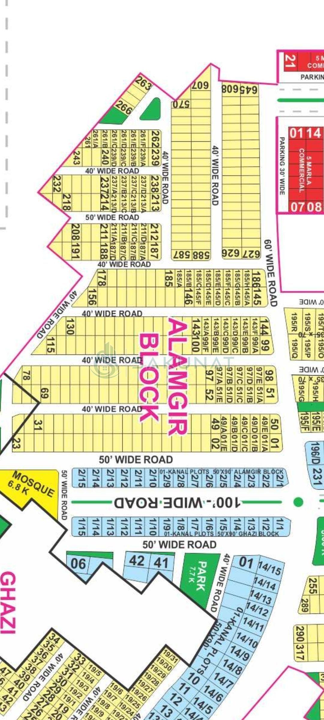 10 Marla Residential Plot for sale in Bahria Town - Alamgir Block, Lahore
