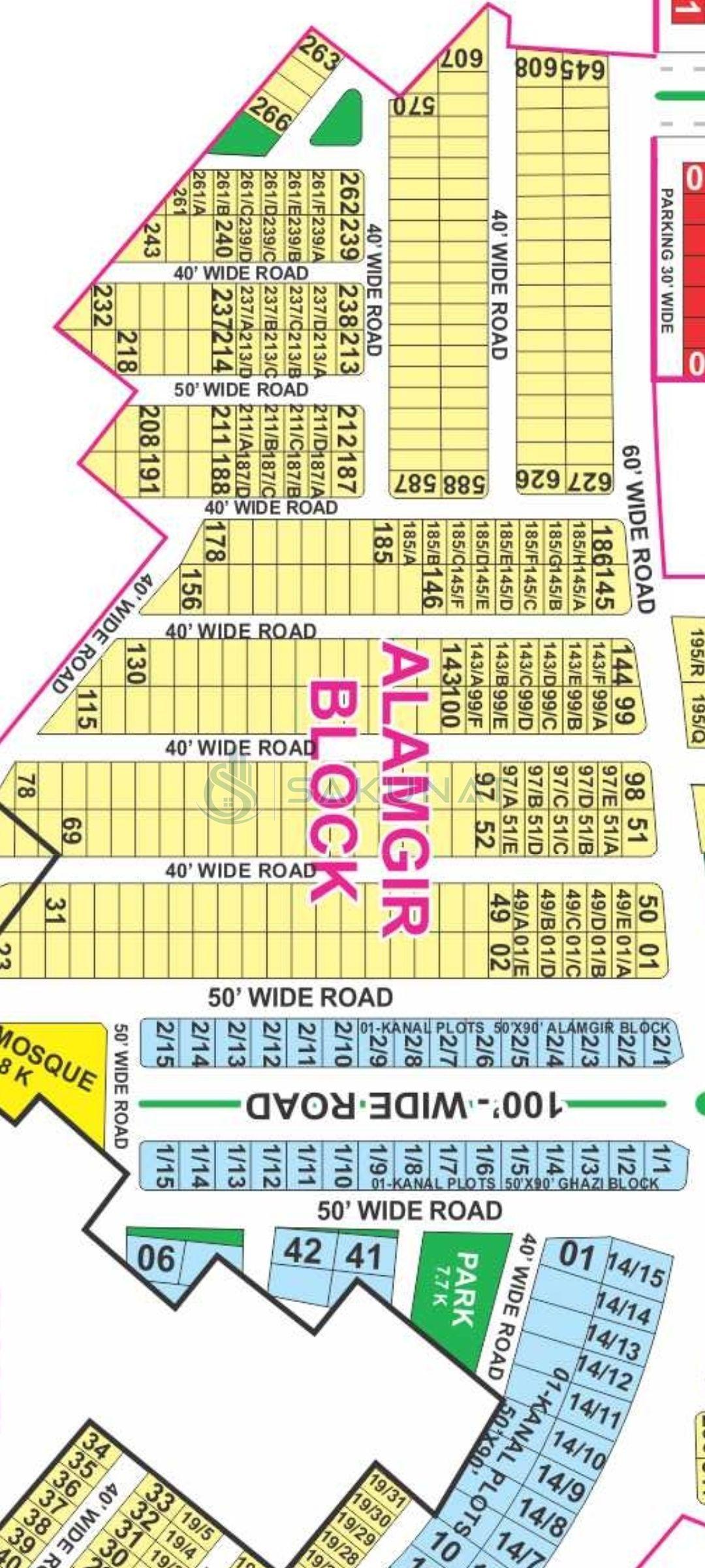 10 Marla Residential Plot for sale in Bahria Town - Alamgir Block, Lahore