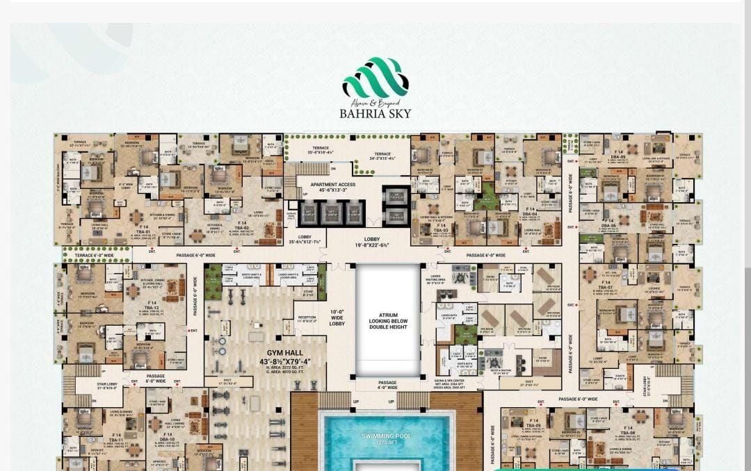 Bahria Sky 2 By OZ Developers — floor plan — photo 1 of 13