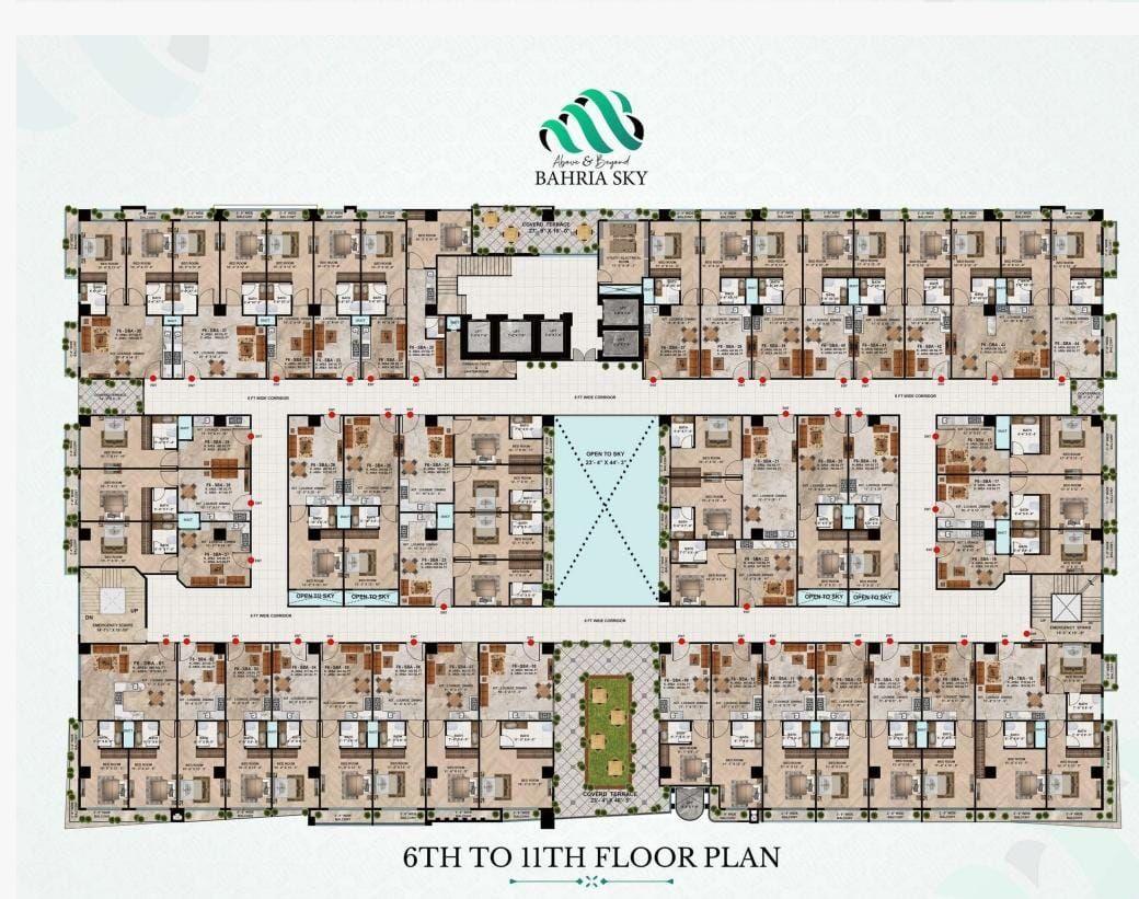 Bahria Sky 2 By OZ Developers — floor plan — photo 2 of 13