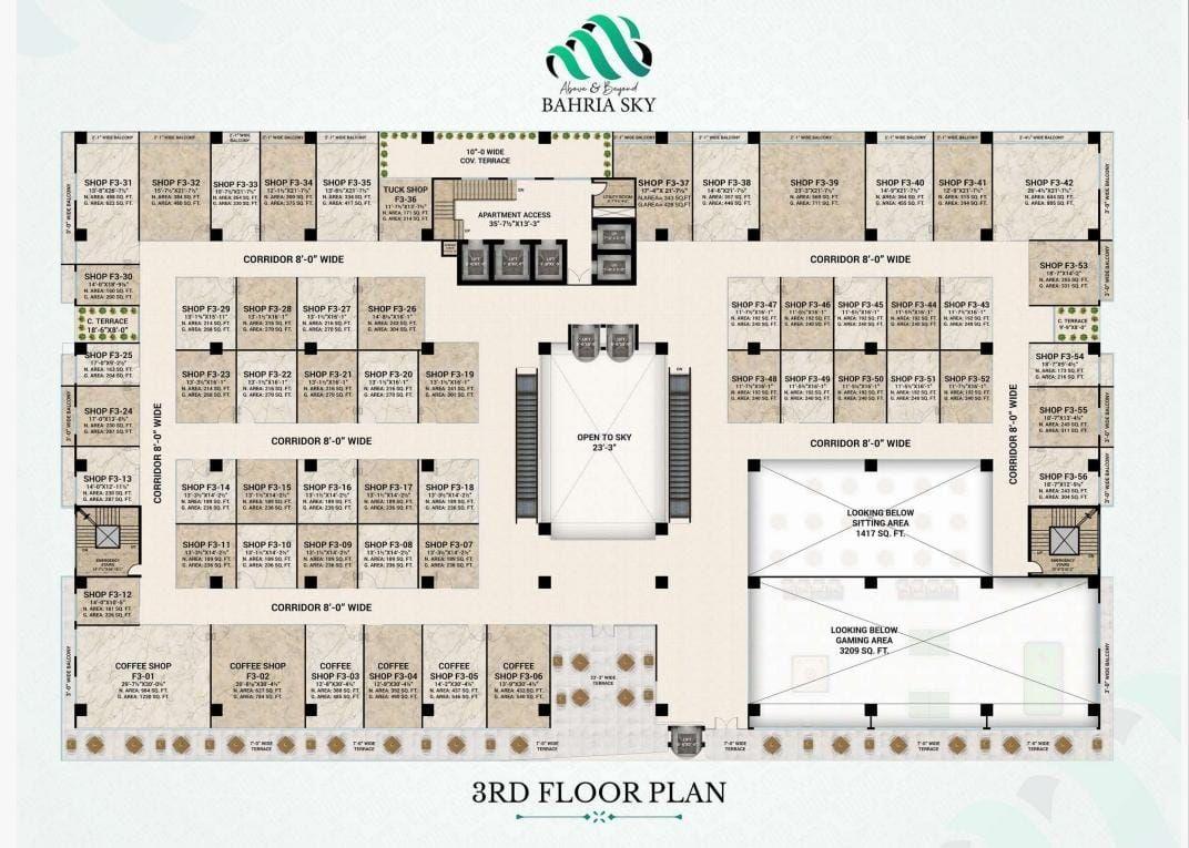 Bahria Sky 2 By OZ Developers — floor plan — photo 3 of 13