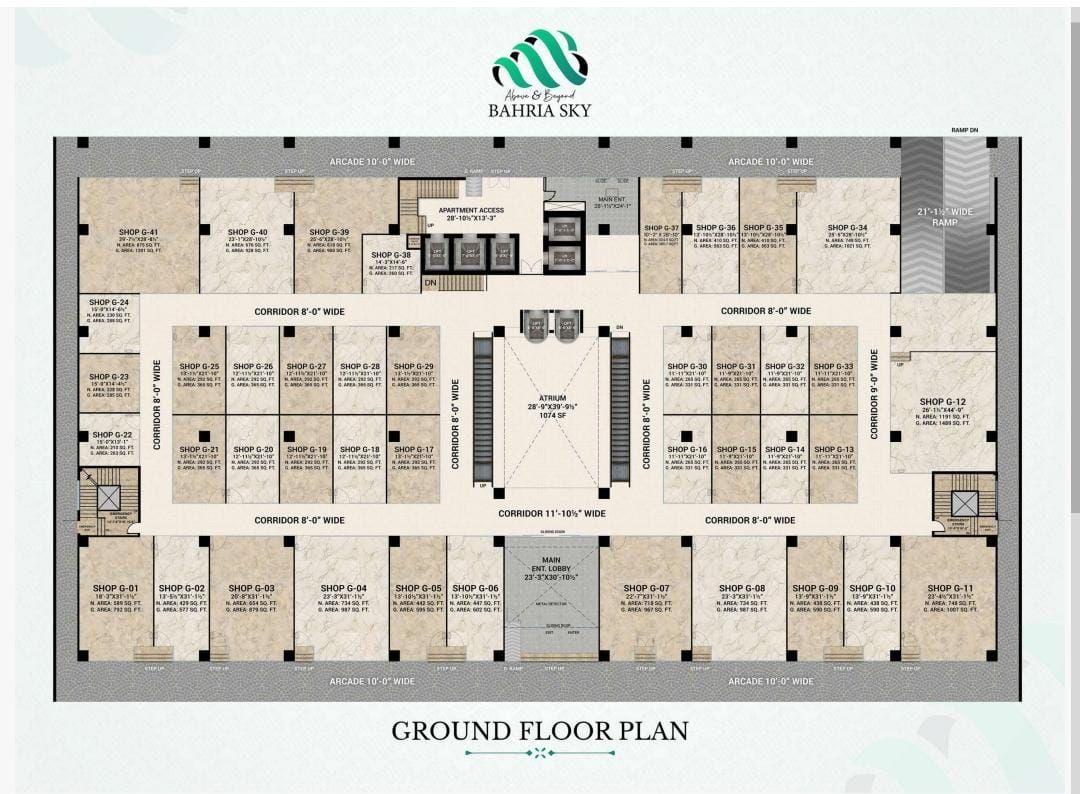 Bahria Sky 2 By OZ Developers — floor plan — photo 13 of 13