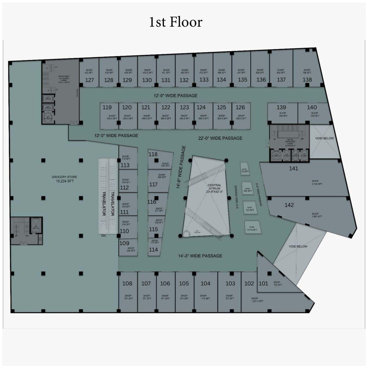 Aurium Mall & Residences — floor plan — photo 1 of 5