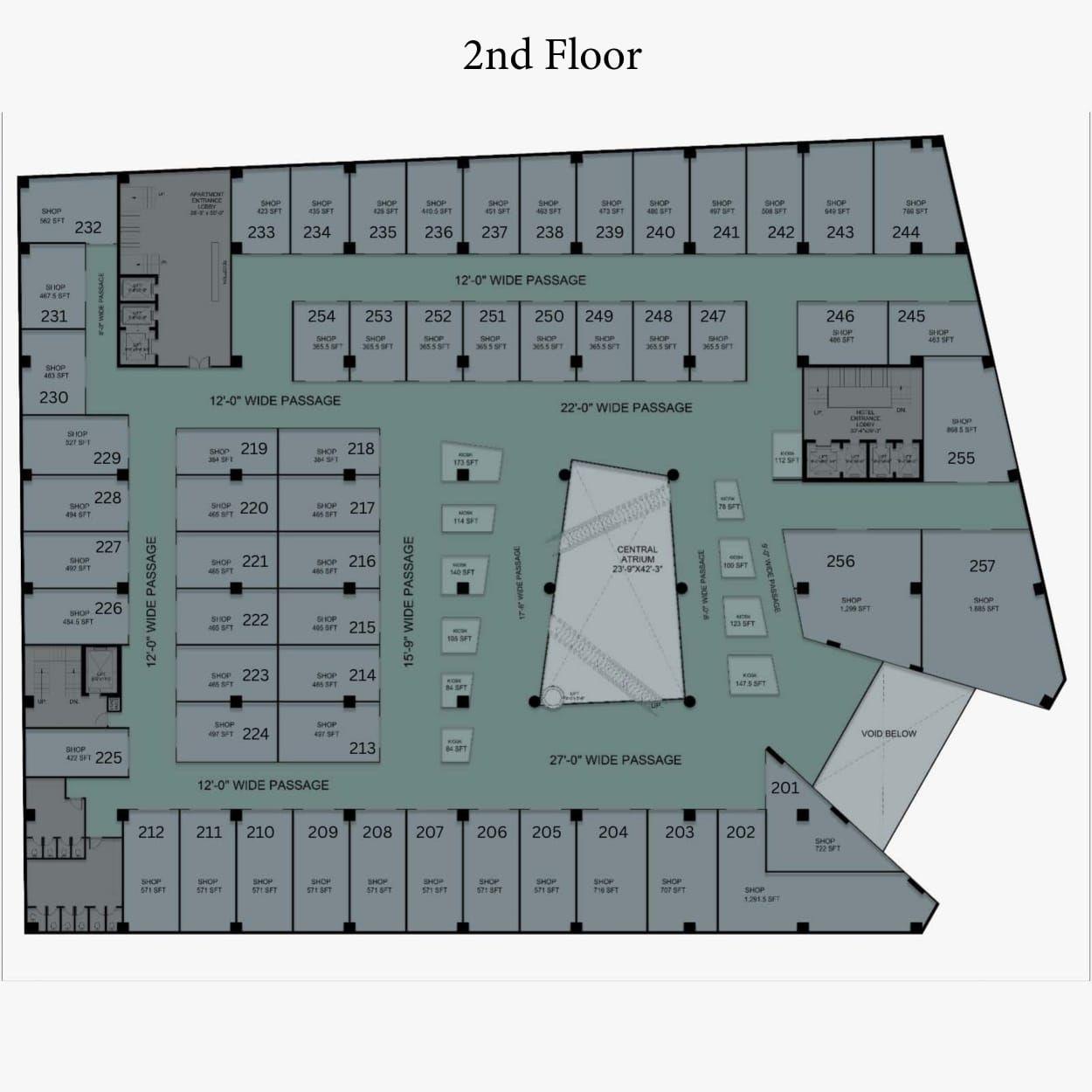 Aurium Mall & Residences — floor plan — photo 2 of 5