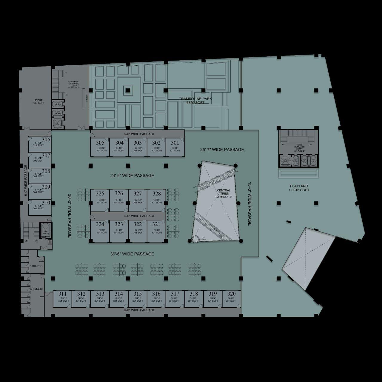 Aurium Mall & Residences — floor plan — photo 5 of 5