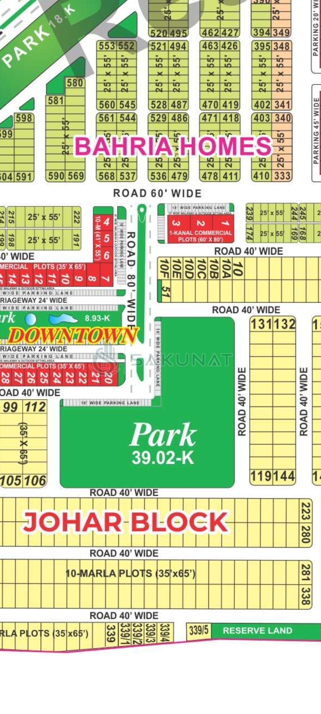 10 Marla Residential Plot for sale in Bahria Town - Johar Block, Lahore