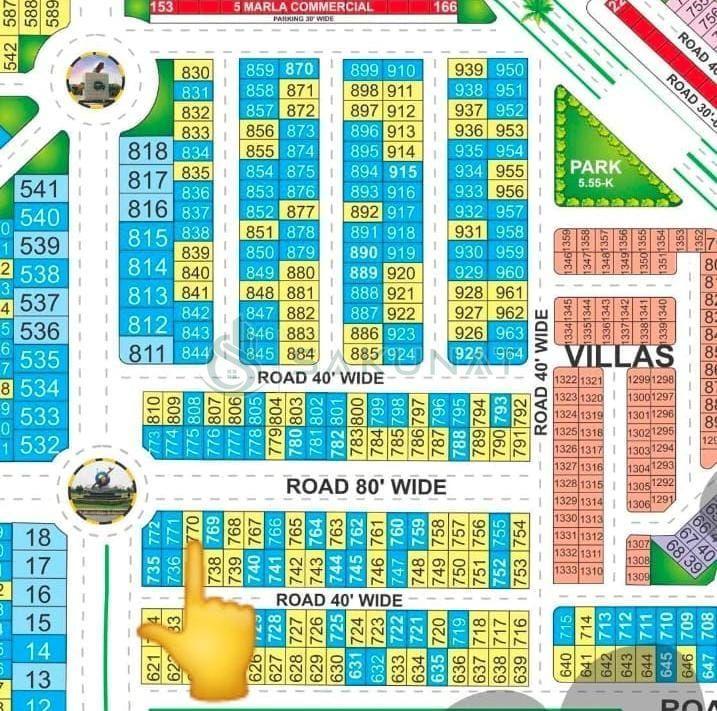 10 Marla Residential Plot for sale in Bahria Orchard Phase 1, Lahore