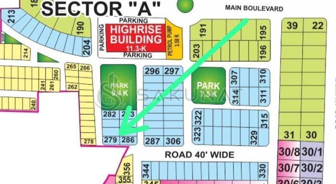 1 Kanal Residential Plot for sale in Bahria Town - Sector A, Lahore
