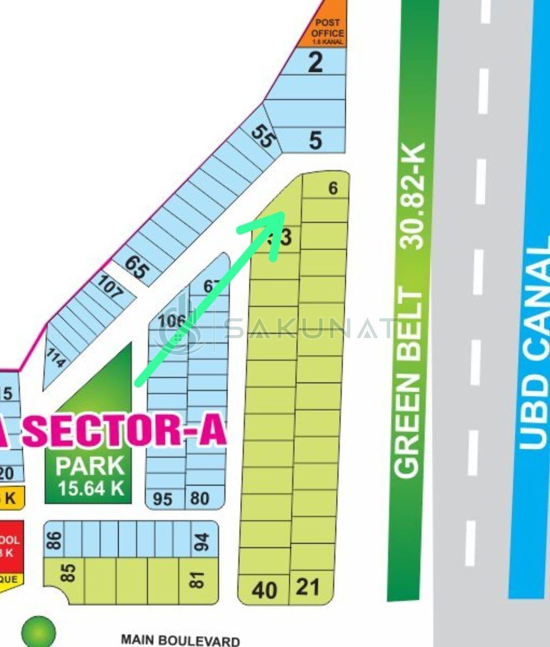 30 Marla Residential Plot for sale in Bahria Town - Sector A, Lahore