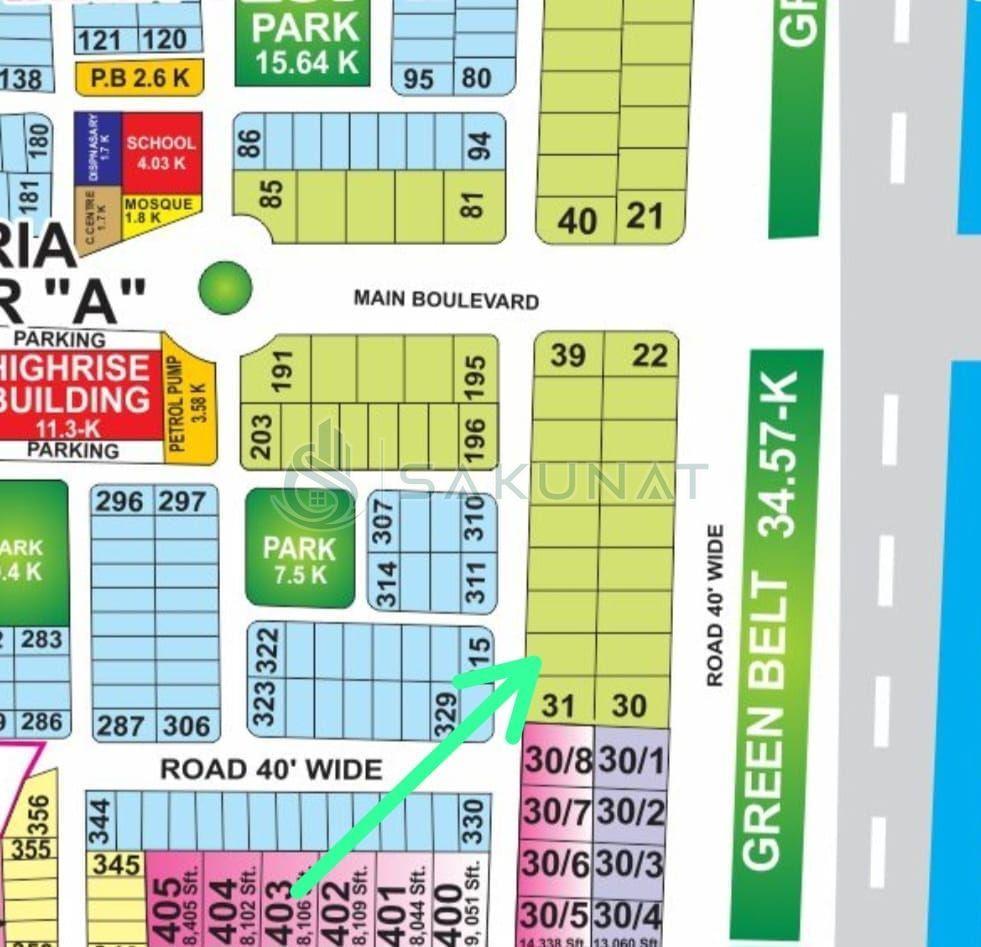 2 Kanal Residential Plot for sale in Bahria Town - Sector A, Lahore