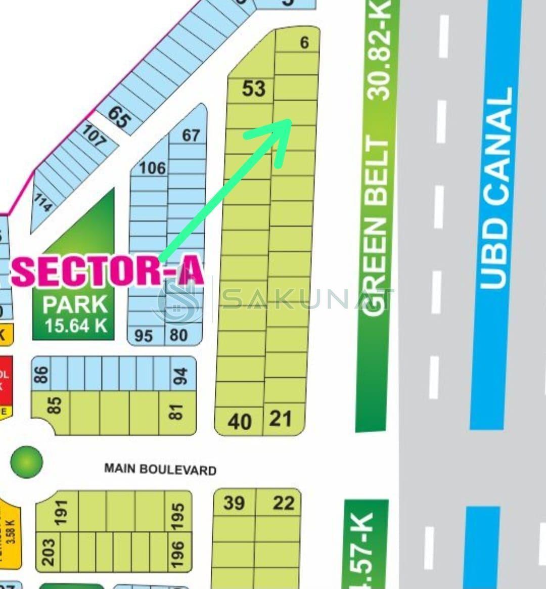 2 Kanal Residential Plot for sale in Bahria Town - Sector A, Lahore — photo 1 of 1