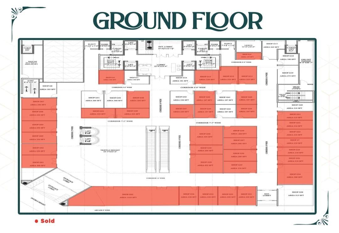 Al Waiz Tower Bahria Town — floor plan — photo 1 of 5