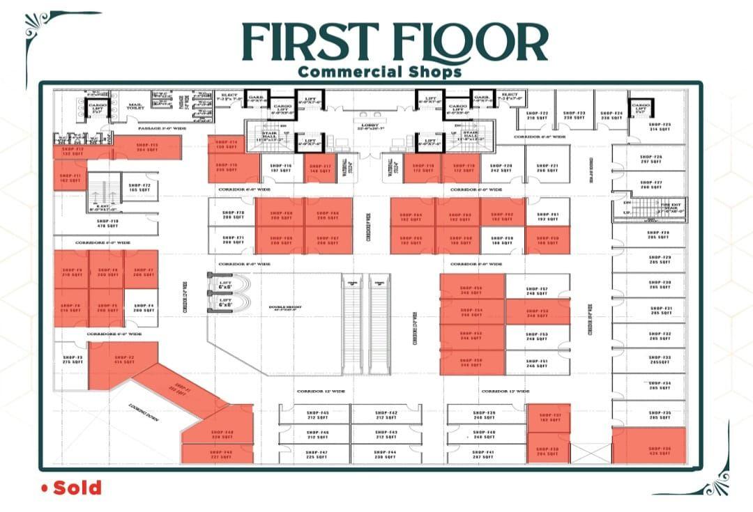 Al Waiz Tower Bahria Town — floor plan — photo 2 of 5