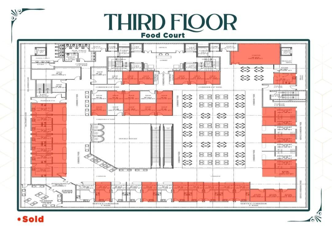 Al Waiz Tower Bahria Town — floor plan — photo 4 of 5
