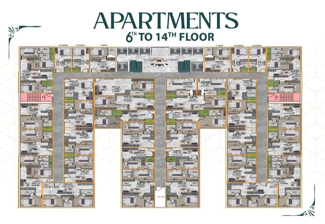 Al Waiz Tower Bahria Town — floor plan — photo 5 of 5