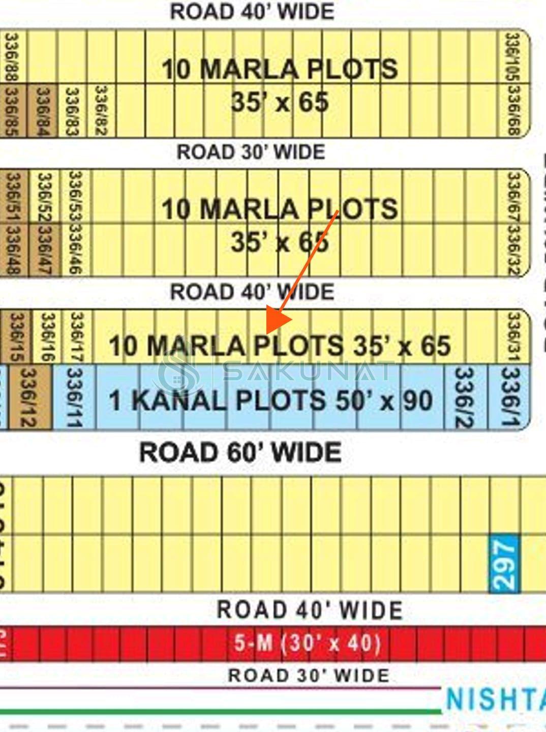 10 Marla Residential Plot for sale in Bahria Town - Sector E, Lahore